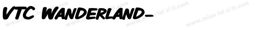 VTC Wanderland字体转换